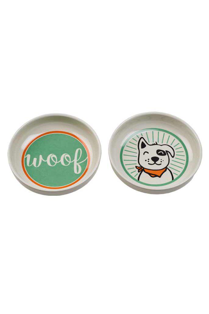 Ore' Pet Lucky Dog Bowl Set